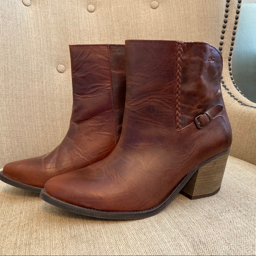 NWOT Musse & Cloud brown leather boots sz 10